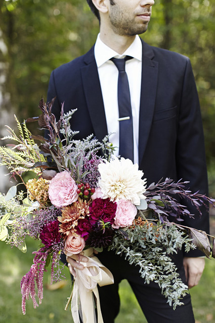 Fall bridal bouquet