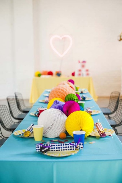 Colorful baby shower Inspiration