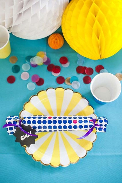 Colorful baby shower