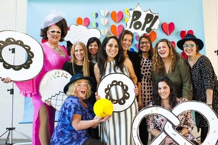 Colorful baby shower