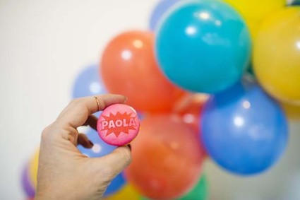 Colorful baby shower