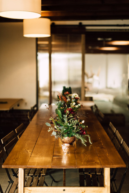 Cocktail party tablescape
