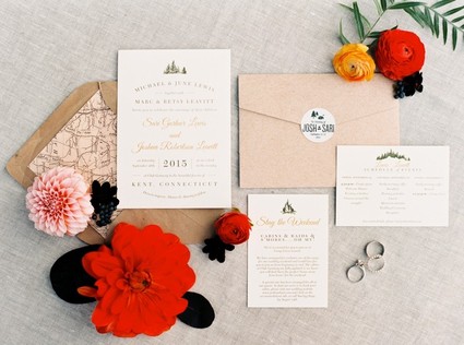 Wedding invitation suite Inspiration