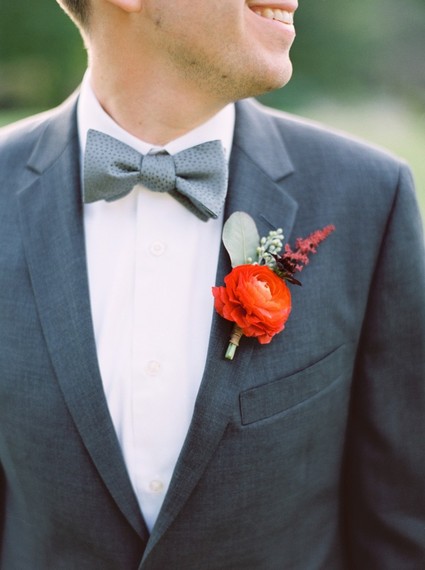 Groom's boutonnière