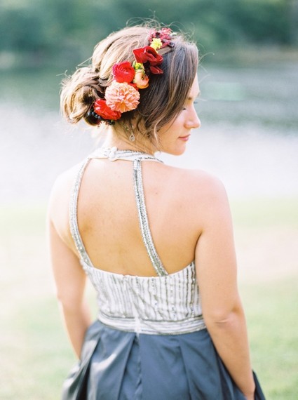 Bridesmaid's hairstyle