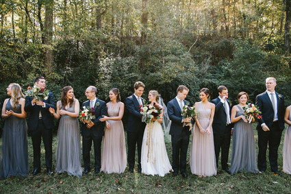 Fall southern wedding