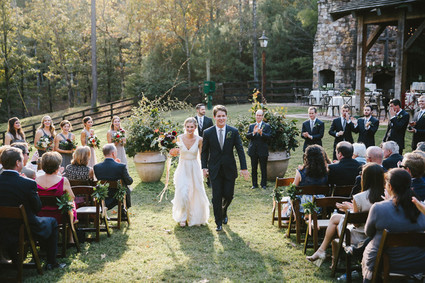 Fall southern wedding
