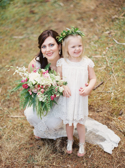 Oregon summer camp wedding