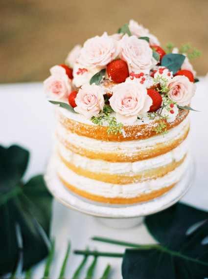 Summer naked cake