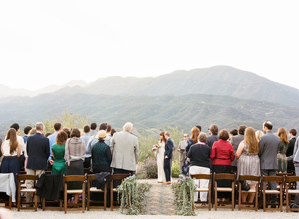 Red Tall Ranch wedding ceremony