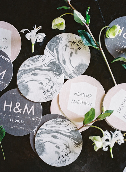 Customized drink coasters