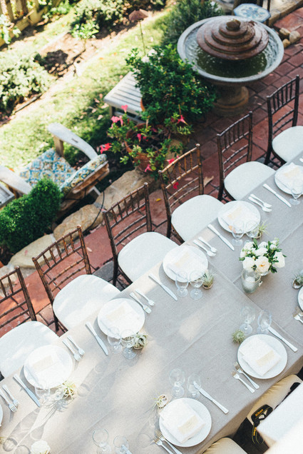 Intimate backyard Santa Barbara wedding