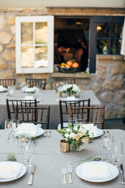 Intimate backyard Santa Barbara wedding