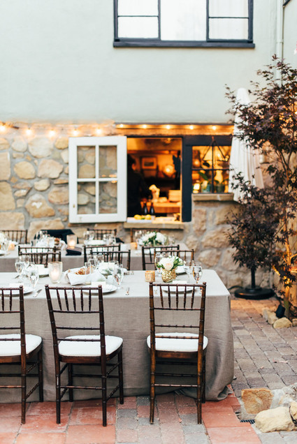 Intimate backyard Santa Barbara wedding