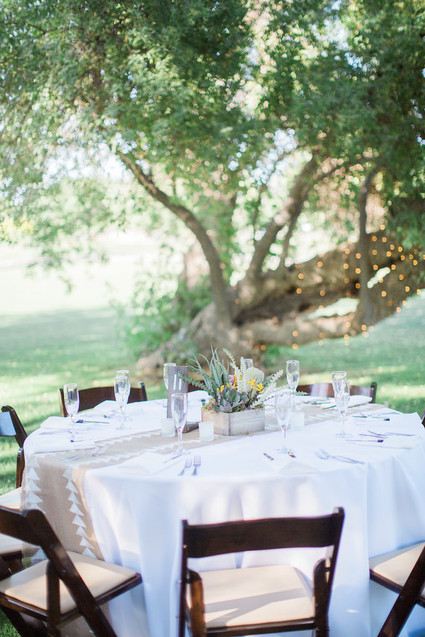 Arizona wedding centerpiece