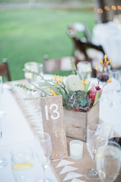 DIY wedding centerpiece