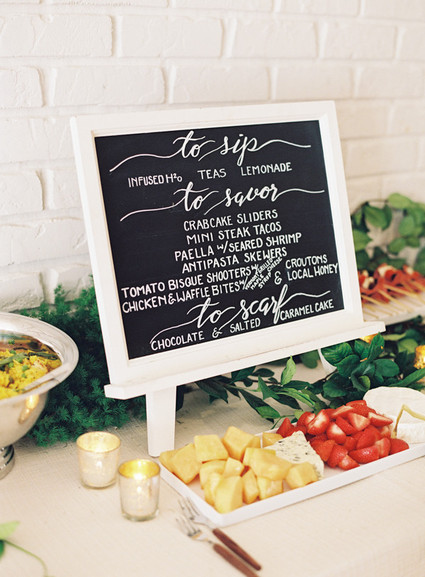 Classic white floral baby shower