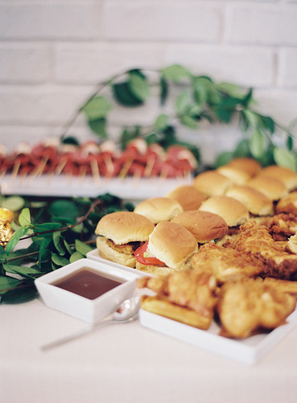 Classic white floral baby shower