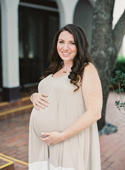 Classic white floral baby shower