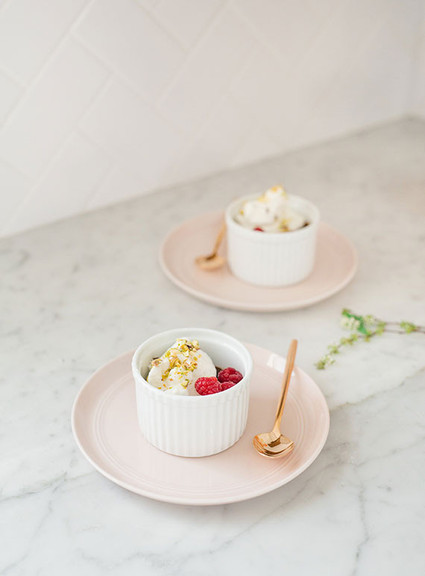 Valentine's Day chocolate pot de creme dessert