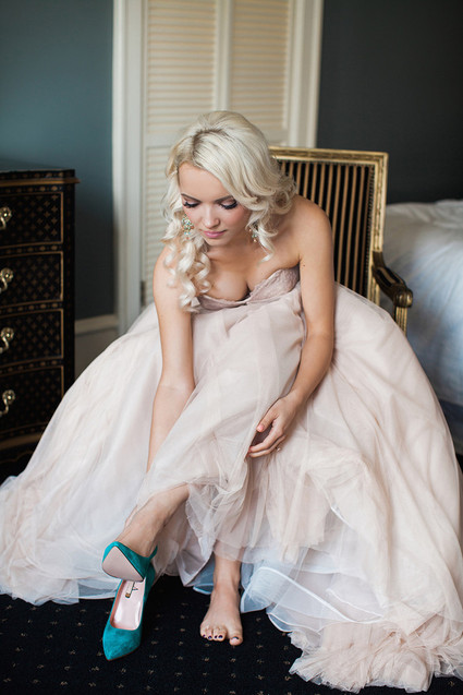 Blue wedding shoes Inspiration