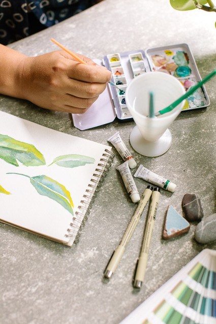 Wedding Paper Divas invitation suite with Justina Blakeney