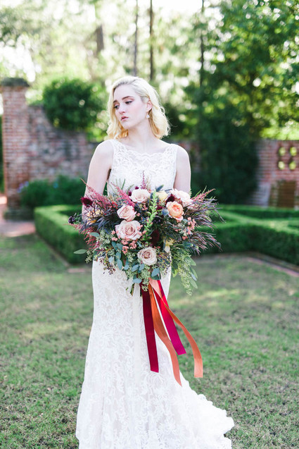 Autumn bridal bouquet