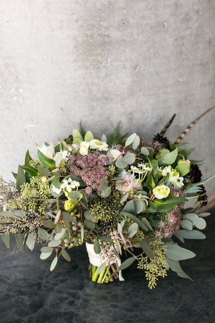 Fall bridal bouquet