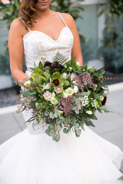 Fall bridal bouquet