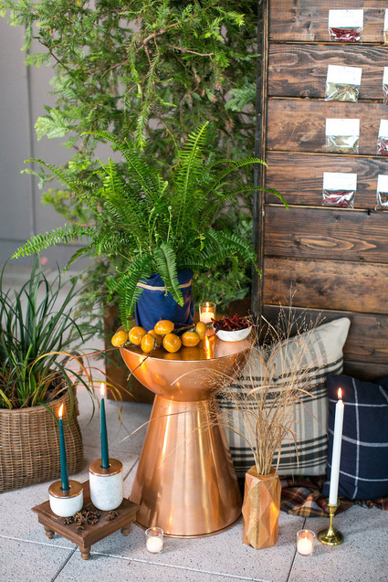 Rustic escort card display