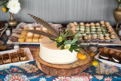 Rustic dessert table