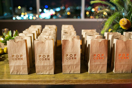 Popcorn favor bags Inspiration