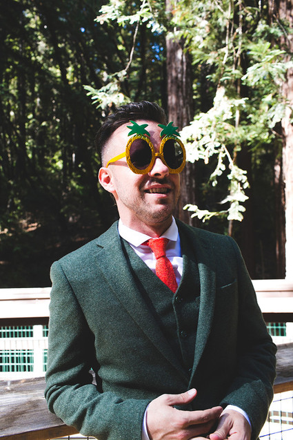 Colorful DIY woodsy wedding