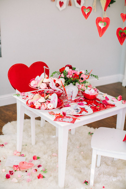 Kids Valentine's Day party Inspiration