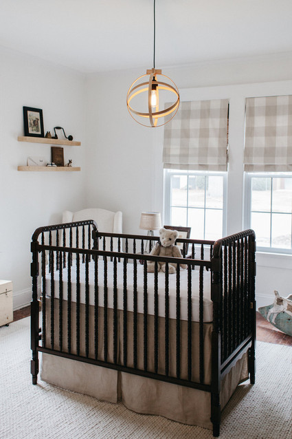 vintage neutral boys nursery