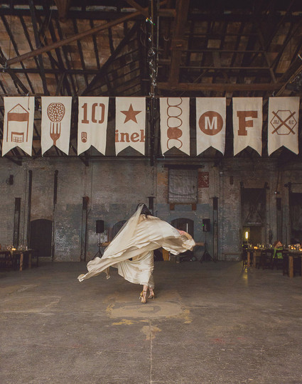 Whimsical wedding ceremony