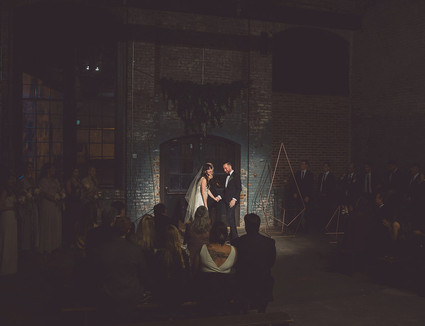 Whimsical wedding ceremony