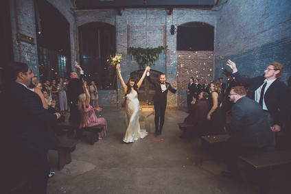 Whimsical wedding ceremony