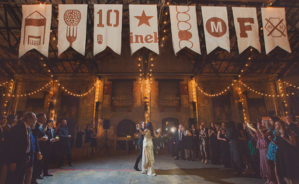 First dance portrait