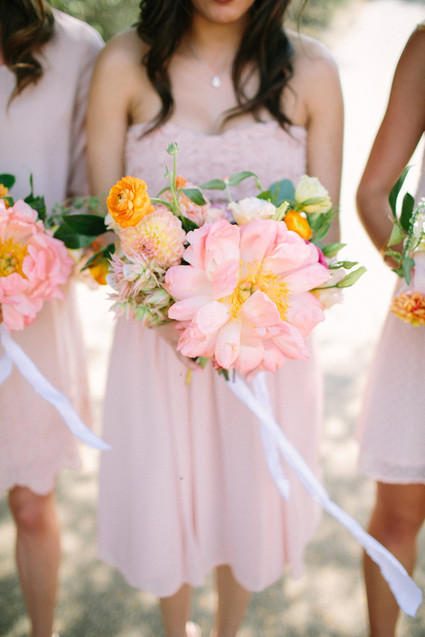 Spring wedding bouquet