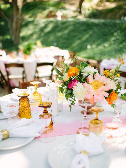 Spring wedding florals