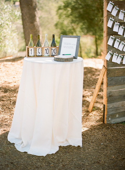 Guest book table