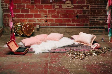 Girly Valentine's Day party decor