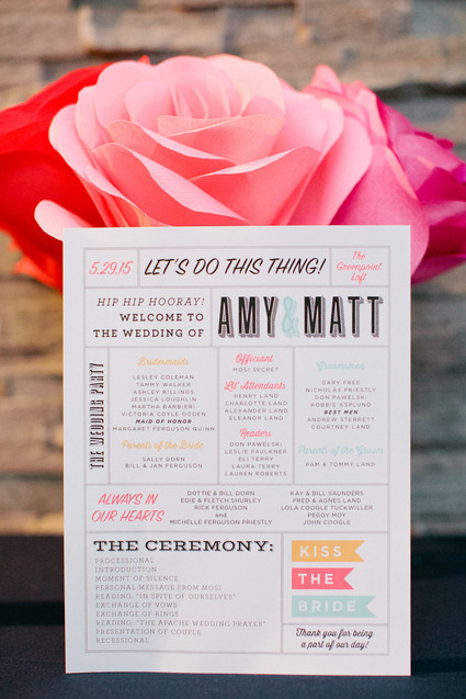 Wedding invitation