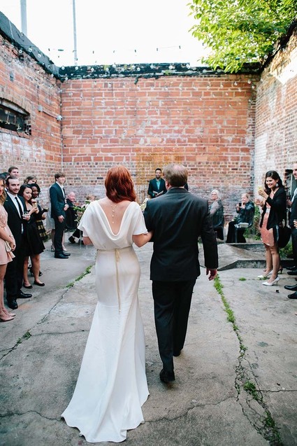 Industrial outdoor ceremony