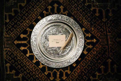 Moroccan bohemian wedding invitations