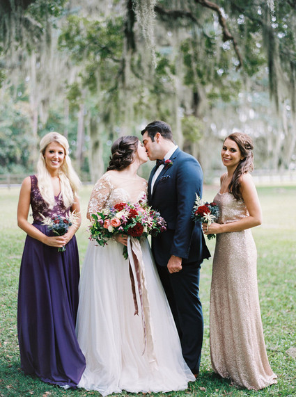 Wedding party portrait