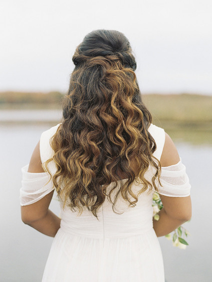 Romantic wedding hairstyle inspiration