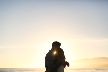 Beach anniversary shoot with kids by Max Wanger