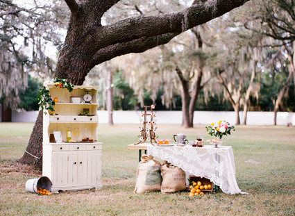 Vintage Flordia summer wedding